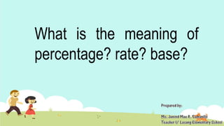 Rate base percentage | PPTX