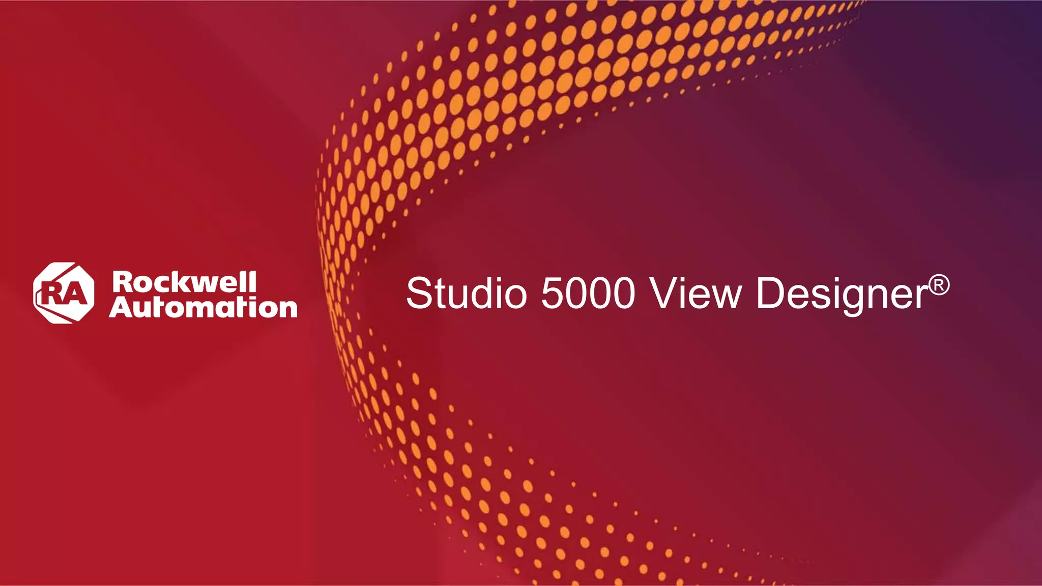 Studio 5000 View Designer®
 
