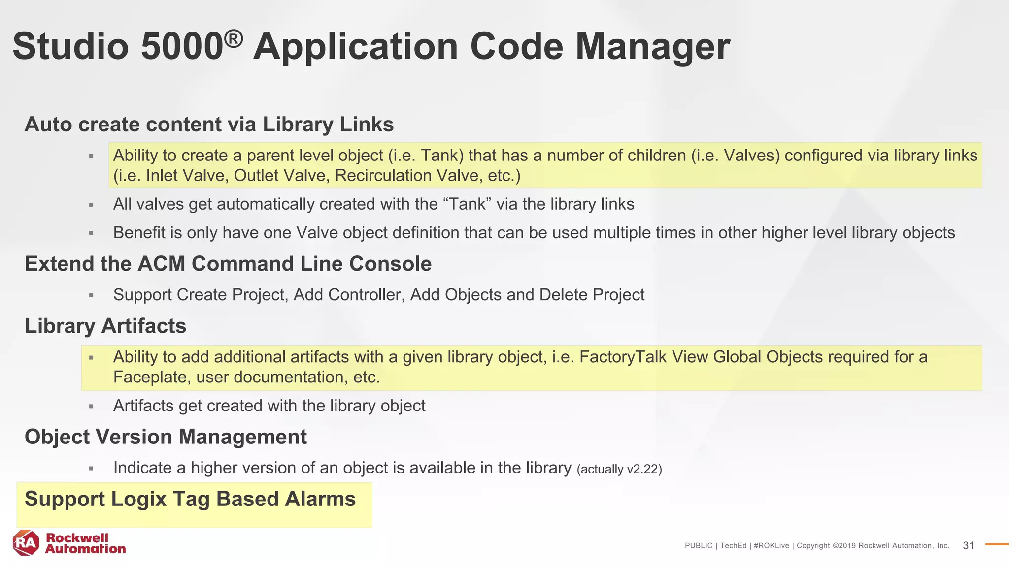 RA TechED 2019 - CL02 - Integrated Architecture System Software What's ...