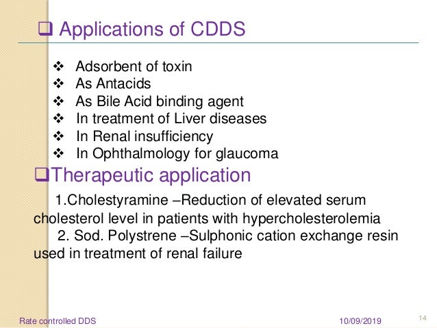 Rate Controlled Drug Delivery System