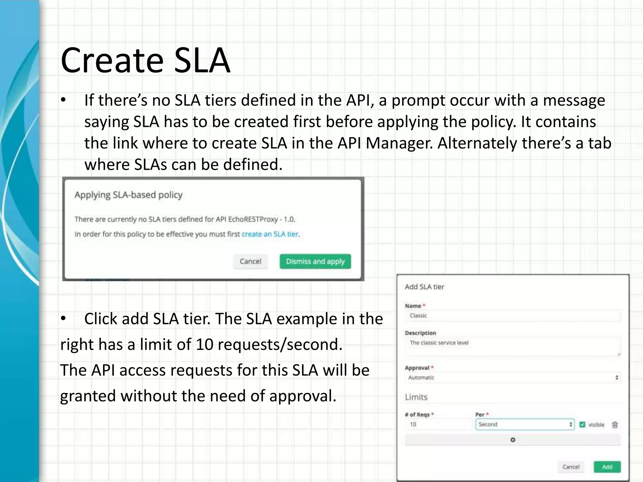 Rate Limiting - SLA Based Policy | PPTX