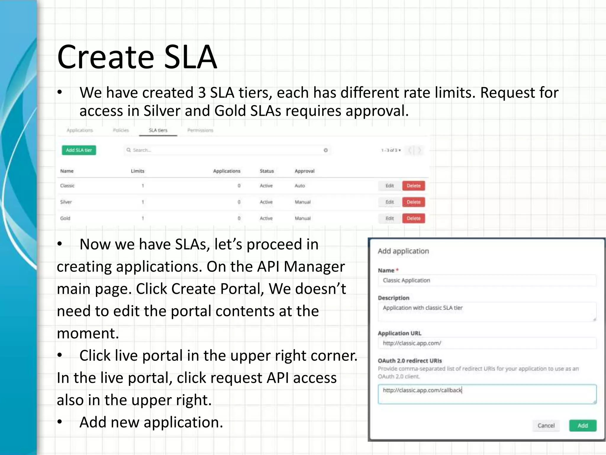 Rate Limiting - SLA Based Policy | PPTX