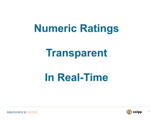 5
Numeric Ratings
Transparent
In Real-Time
 