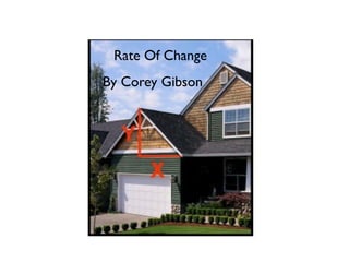 Rate Of Change
By Corey Gibson
 