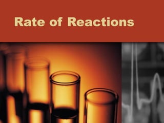 Rate of Reactions 
