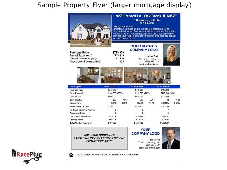 rate plug lender demo ml xchange 1 rate plug flyer