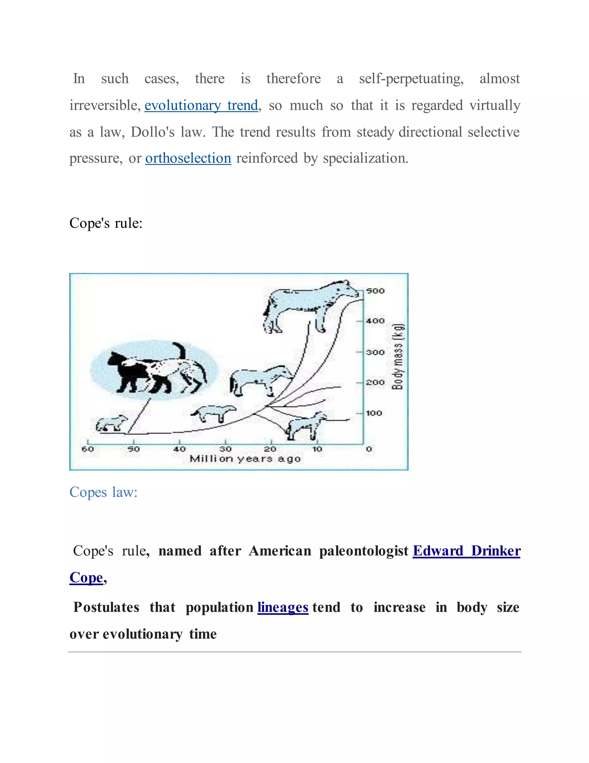 Rates and trends of evolution