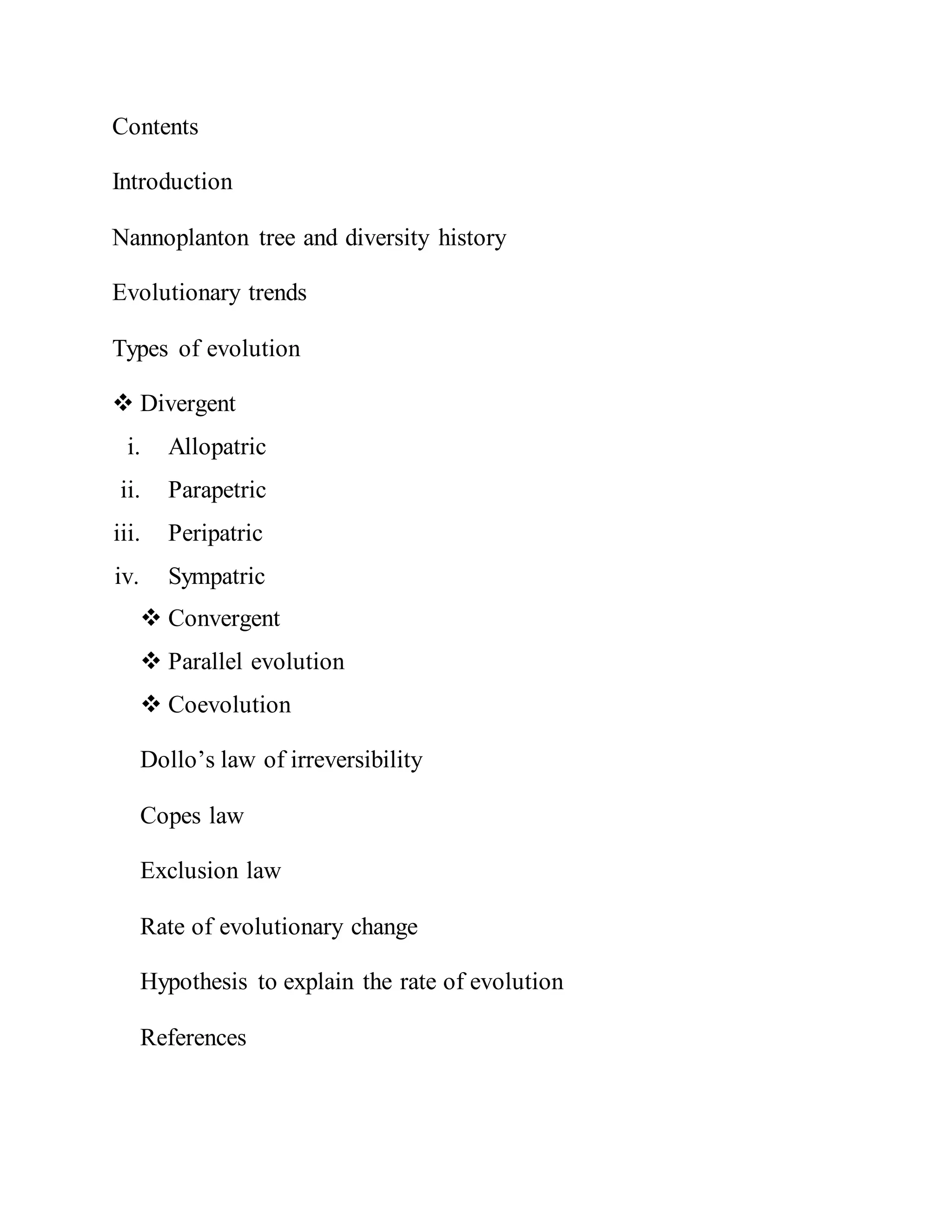 Rates and trends of evolution