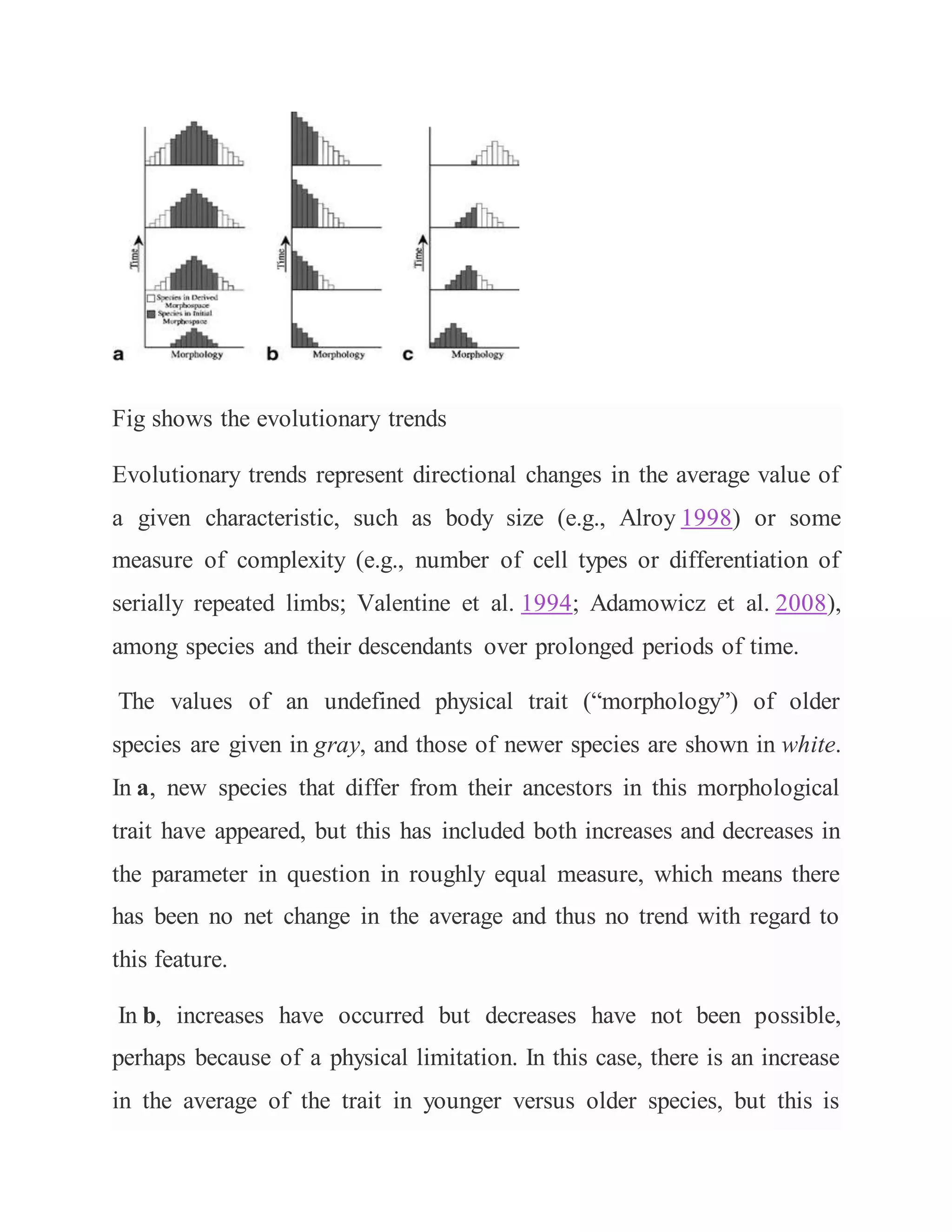Rates and trends of evolution