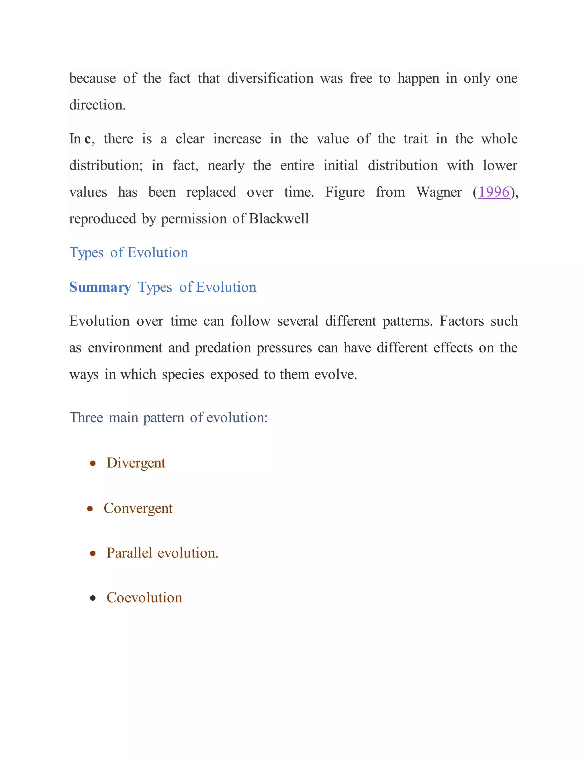 Rates and trends of evolution