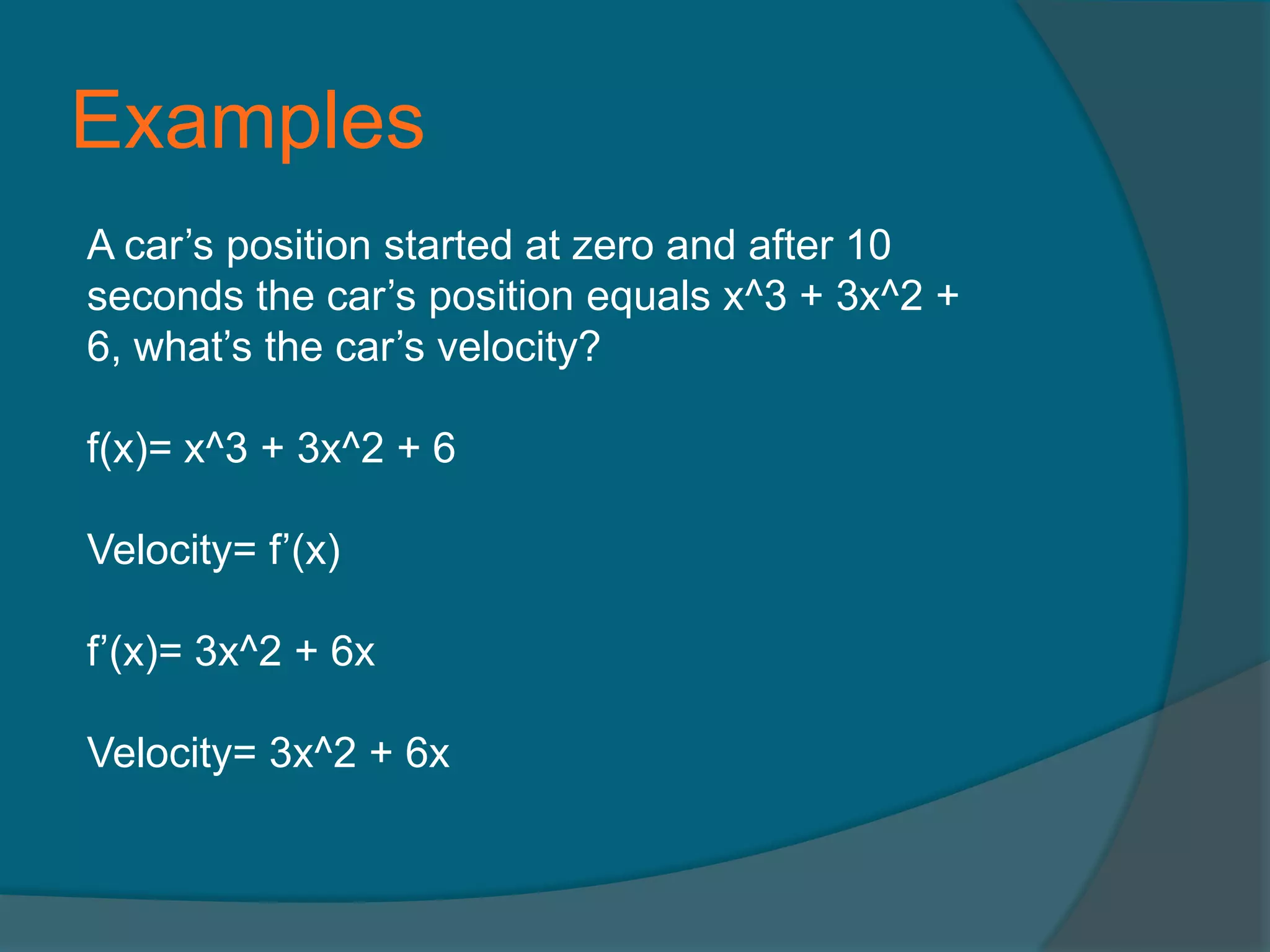 Rates Of Change | PPTX