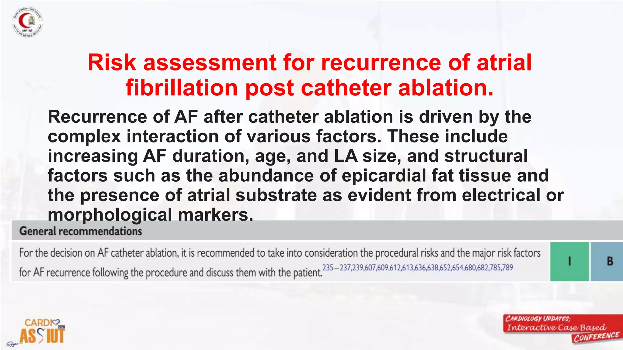 Rate vs rhythm control, what is new in esc 2020