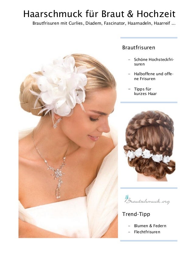 Bräute haaren für haarschmuck mit kurzen Haarschmuck Braut