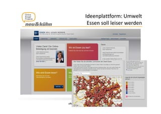 Rathaus 2.0 - Stadtkommunikation auf neuen Wegen - Ideenplattformen und Bürgeranliegen-Management Slide 15