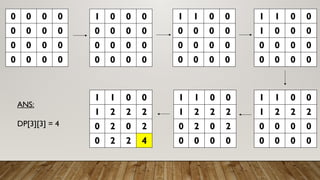 Rat_in_a_maze((Dynamic programming-tabulation)) | PPT