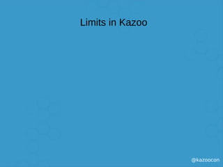 @kazoocon
Limits in Kazoo
 