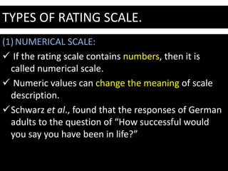 Rating scale | PPTX