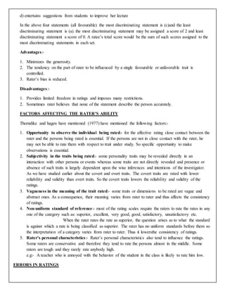 Rating scale ppt | DOCX