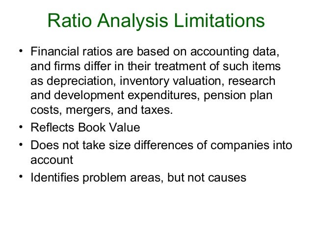 Limitations of ratio analysis financial statements ppt