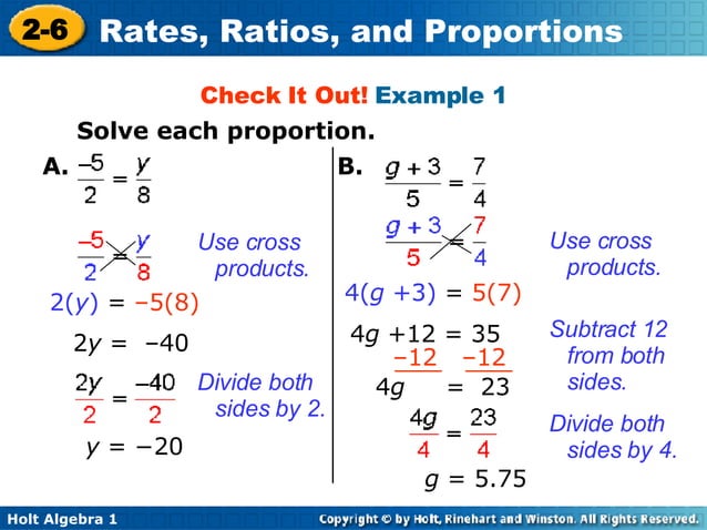 Ratio, Rates And Proprotion | PPT