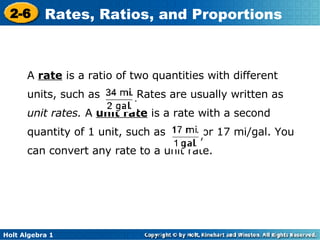 Ratio, Rates And Proprotion
