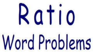 Ratio   word problem class 7