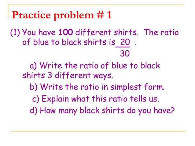 PRESENTATION RATIO