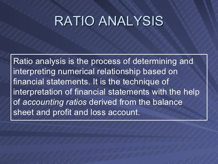 Accounting Ratios Analysis 55