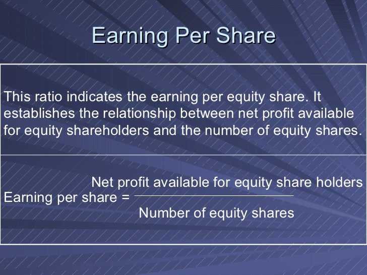 Ratio Analysis