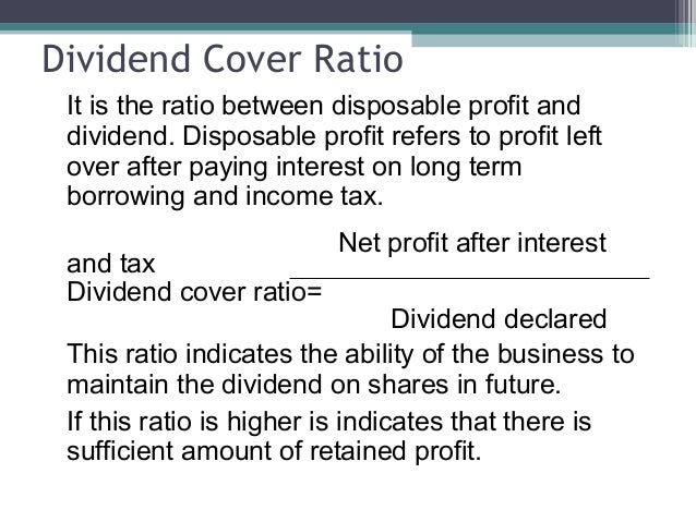 dividend how cover Ratio analysis