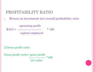 Ratio analysis | PPT