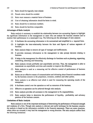 Ratio analysis | PDF