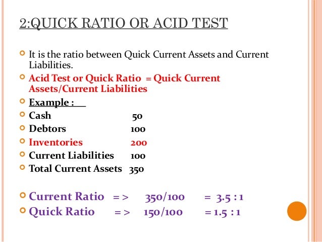 Ratio analysis1