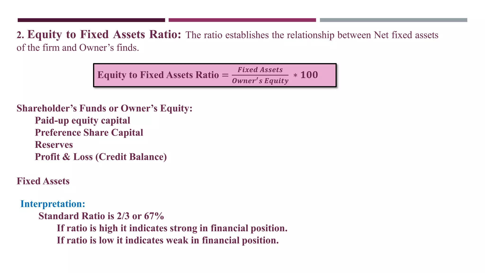 Ratio analysis - Leverage Ratios | PPTX