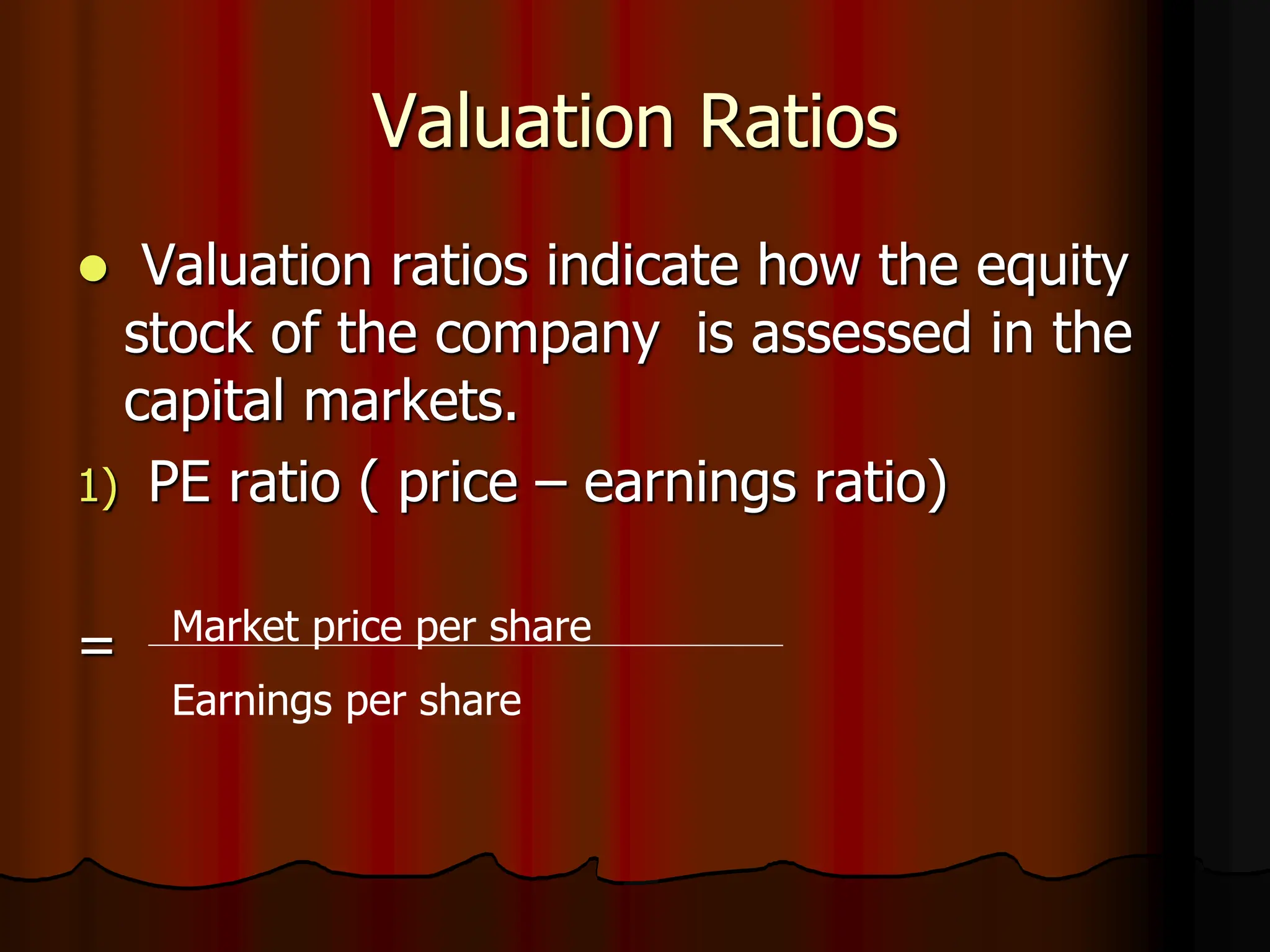 Ratio Analysis Power Point Presentation .ppt