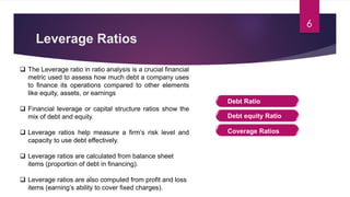Detailed PowerPoint Presentation On Ratio Analysis Topic in Finance ...