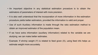 Ratio and Product Methods of Estimation.pptx