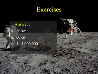 ExercisesAnswer :30 km60 cm1 : 4.000.000
