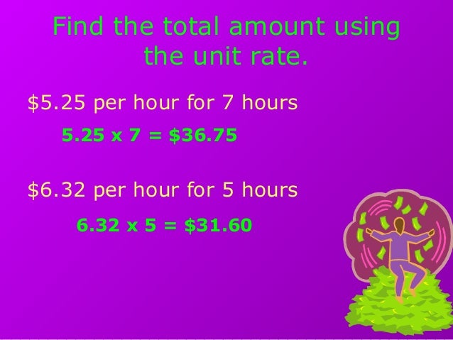 Ratios and Unit Rates