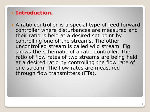 Ratio control system | PPTX | Technology & Computing
