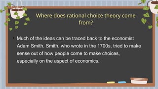 RATIONAL-CHOICE-THEORY.pptx bahjbsdjabdj | PPT
