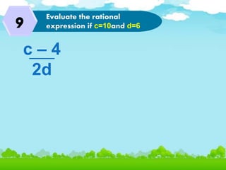 Rational Expressions | PPTX