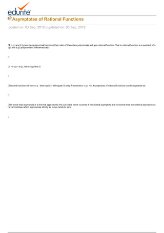Asymptotes of Rational Functions
                                   posted on: 03 Sep, 2012 | updated on: 03 Sep, 2012




Powered by TCPDF (www.tcpdf.org)
 
