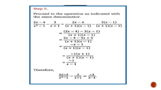 rational algebraic expression with lesson | PPTX