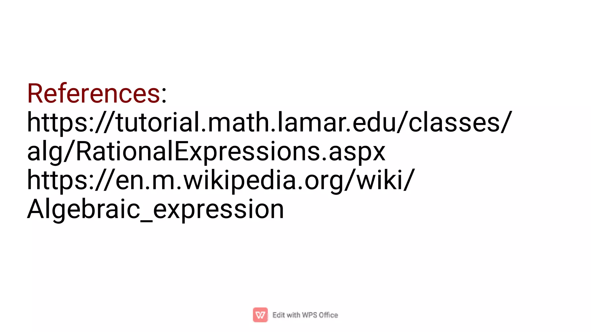 Rational algebraic expression (computer science) | PPT