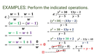 Rational algebraic expression (computer science)
