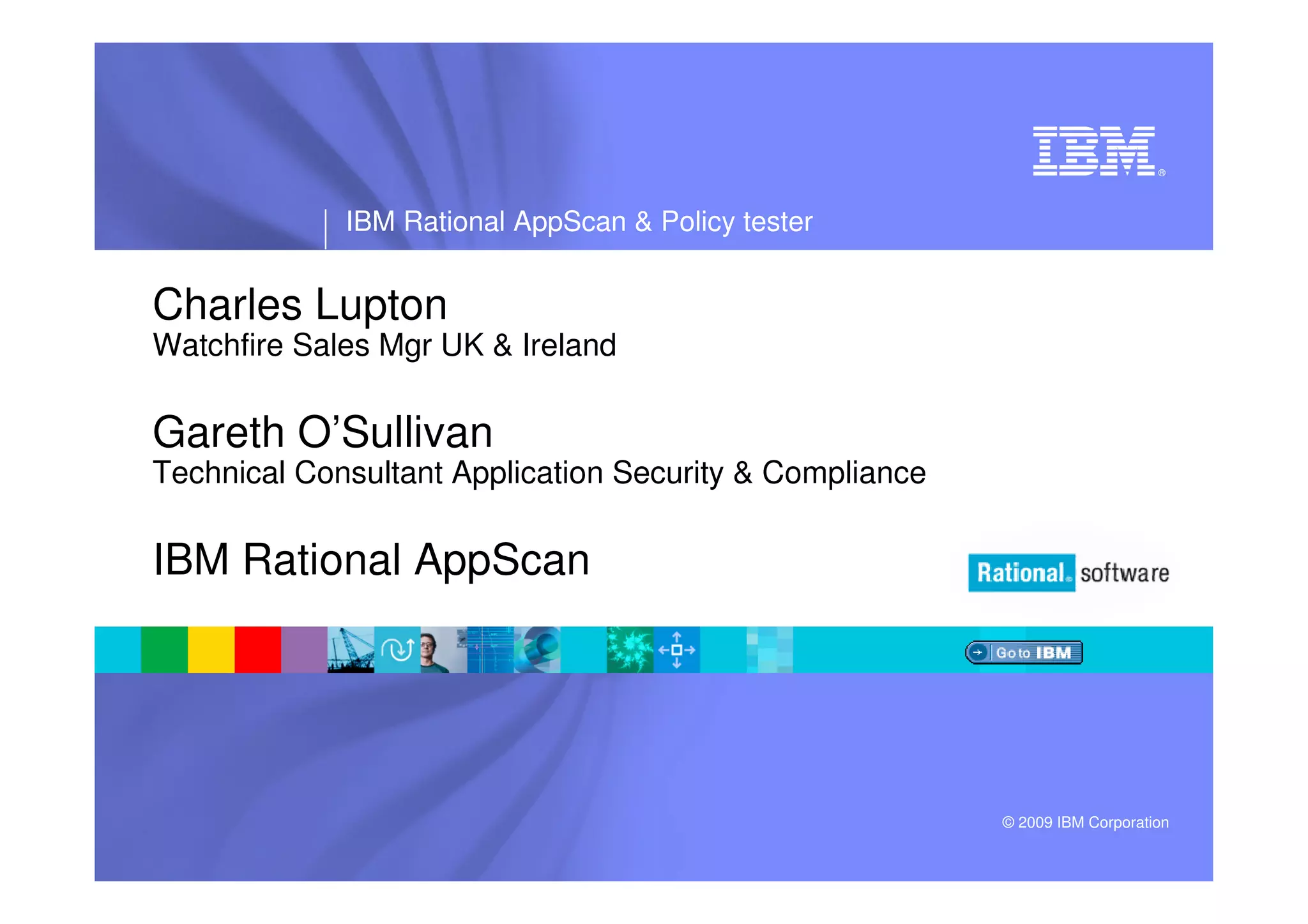 Rational App Scan&Policy Tester