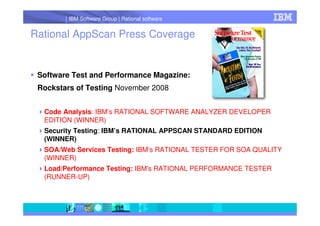 Rational App Scan&Policy Tester