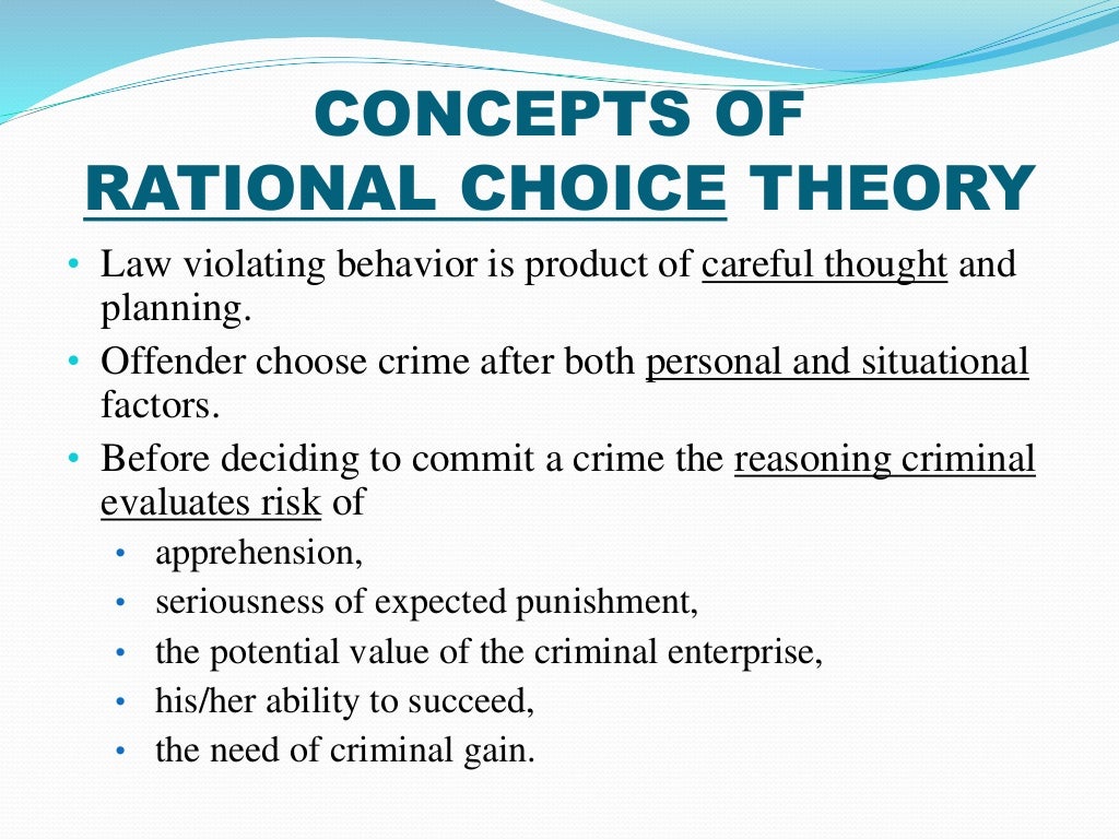 Rational Choice Theory