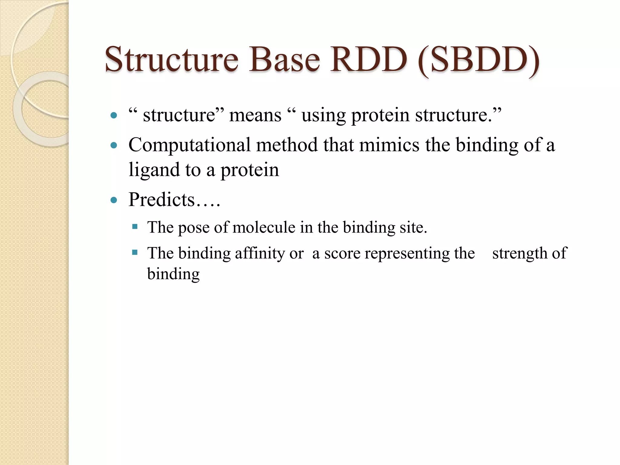 Rational drug design method | PPTX